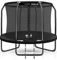 Батут THUNDER INSIDE ELITE з внутрішньою сіткою 10 футів 305 см чорний