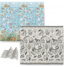 Килимок розкладний дитячий 200 x 180 x 1 см Nukido NK-340 Океан-Сафарі