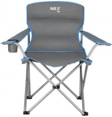 Крісло для кемпінгу NILS CAMP NC3079 сіро-блакитний