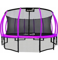 Батут Jumpi Maxy Comfort Plus з внутрішньою сіткою 14,5 футів 435 см фіолетовий