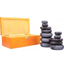 Набір із лавового каменю inSPORTline Basalt Stone - 12 шт.