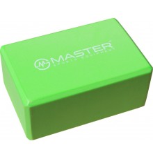 Блок для йоги MASTER Green 23 x 15 x 10 см