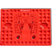 Килимок масажний для ніг inSPORTline Tilsipur, 39 x29 см, червоний