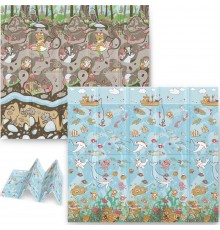 Килимок розкладний дитячий 200 x 180 x 1 см Nukido NK-340 Океан-Земля