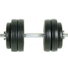 vidaXL бітумна гантель 1 x 15 кг