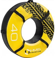 М'яка шина для кросфіту PYT01 HMS PREMIUM - жовто-чорна/ 40 кг