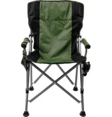 Крісло для кемпінгу складне SJ-0054GR чорно-зелене