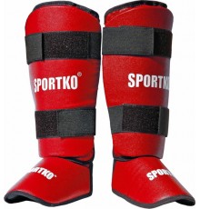 Захист для гомілок SportKO 331 - червоний/M