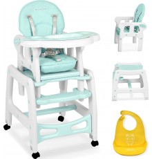 Стільчик для годування 5-в-1 Ricokids Sinco бірюзовий