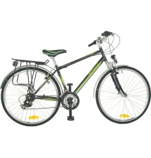 Велосипед GINESSO Bikeland RLand 68532, чоловічий чорно-зелений