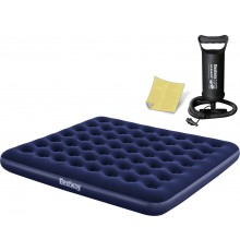 Надувний матрац з насосом 203 x 183 x 22 см Bestway 67004