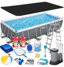 Басейн каркасний прямокутний 17в1 Bestway 56465, 549 x 274 x 122 см