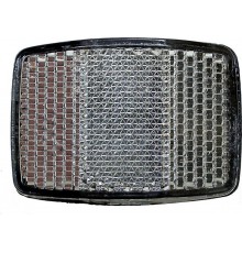 Прямокутний передній відбивач на велосипед M-Wave Reflector F 58x42
