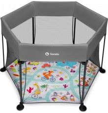 Манеж Lionelo ROEL GREY MULTICOLOR