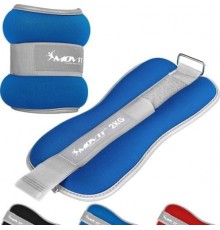 Обважнювачі неопренові MOVIT Reflex MXSTP 2x2 кг, сині