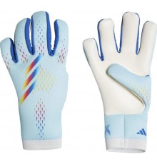Рукавички воротарські Adidas HF9745 X GL TRN JUNIOR р. 4, блакитно-білі