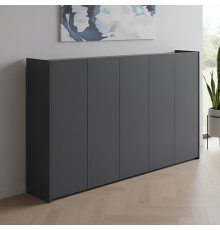 Тумба для взуття Doros Кассель Графіт 5 ДСП 159х40х110 (DRS-011831)