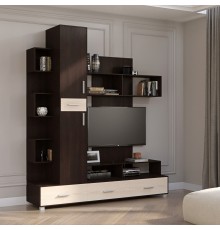 Стінка для вітальні Еверест Бриз венге + дуб молочний (DTM-2246)