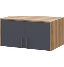 Антресоль Doros Ронді Дуб Артизан/Графіт 2 ДСП 82х52х41 DRS-011606 (80737812)