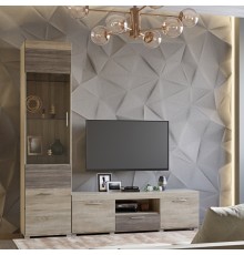 Вітальня Еверест Британія Комплект 6 (2 елементи) сонома + трюфель (DTM-2503)