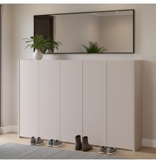 Тумба для взуття Doros Кассель Кашемір 5 ДСП 159х40х110 (DRS-011833)