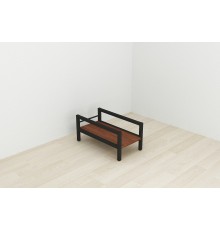 Підставка для системного блоку Ferrum-decor Нікі 21x24x45 Чорний ДСП Венге 16мм (FRD-105747)