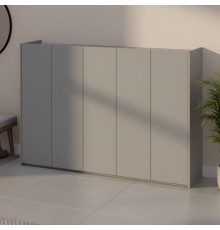 Тумба для взуття Doros Кассель Сірий 5 ДСП 159х40х110 (DRS-011834)