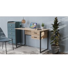 Комп'ютерний стіл Ferrum-decor Гаррі 75x120x70 білий ДСП Сосна Кембра 16мм (FRD-101005)