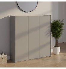 Тумба для взуття Doros Кассель Сірий 3 ДСП 97х40х110 (DRS-011824)