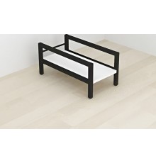 Підставка для системного блоку Ferrum-decor Нікі 21x24x45 Чорний ДСП Біле 16мм (FRD-105286)