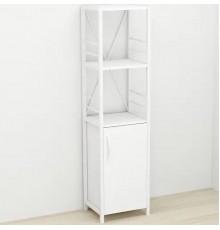 Етажерка 3/34 Ferrum-decor Серії Конект із тумбою 144x34x28 Білий ДСП Біле (FRD-104428)