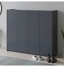 Тумба для взуття Doros Кассель Графіт 4 ДСП 128х40х110 (DRS-011826)