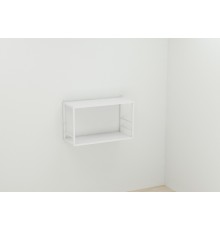 Книжкова полиця універсальна Ferrum-decor Стім 1 38x63x26 білий ДСП Біле 16мм (FRD-104091)