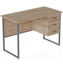 Комп'ютерний стіл Ferrum-decor Гаррі 75x120x70 сірий ДСП Дуб Сан-Марино 32мм (FRD-101479)