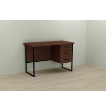 Комп'ютерний стіл Ferrum-decor Гаррі 75x120x60 чорний ДСП Венге 32мм (FRD-105767)