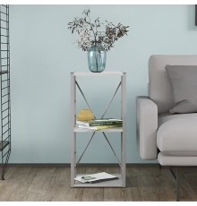 Етажерка 3/34 Ferrum-decor Серії Конект 73x34x28 сірий ДСП Бетон 16мм (FRD-105545)