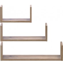 Комплект полиць Doros Філ Дуб Евок 3 шт. 30/45/60х15х15 DRS-011645