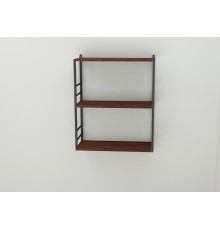 Книжкова полиця універсальна Ferrum-decor Стім 2 74x63x26 чорний ДСП Венге 16мм (FRD-106178)