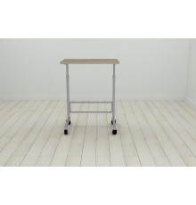 Стіл приставний Ferrum-decor Аміго 62x60x40 метал Сірий ДСП Дуб Дуб Сонома Трюфель 16мм (FRD-102544)