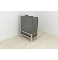 Підставка для системного блоку Ferrum-decor Нікі 21x24x45 Сірий ДСП Сонома Трюфель 16мм (FRD-105302)