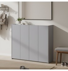 Тумба для взуття Doros Кассель Сірий 4 ДСП 128х40х110 (DRS-011829)