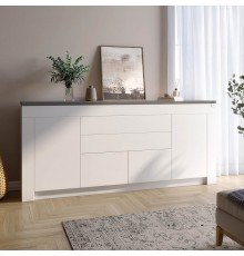 Великий комод LION Ларрі-2 Нiмфея альба/Антрацит (LION-041057)