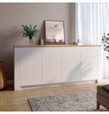 Великий комод LION Ларрі-1 Нiмфея альба/Дуб Аппалачи (LION-041009)