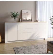 Великий комод LION Ларрі-2 Нiмфея альба/Дуб сонома (LION-041064)
