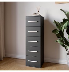 Комод 5 шухляд М-ЗОН Джеко 300 Антрацит (MZN-031018)