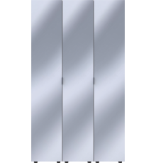 Комплект пеналів для одягу Doros Гелар (3 шт.) 117х49,5х203,4 см 3 Дзеркала/Кашемір (DRS-011262)