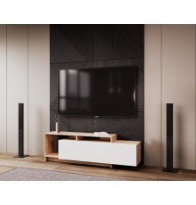 Стінка у вітальню Doros U2 160х38х48 см Дуб сонома/Білий (DRS-011413)