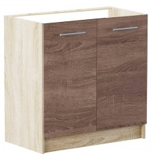 Кухонний модуль нижній Еверест Еко 800 дуб сонома+трюфель (без стільниці) 80х46х82 см (DTM-2834)
