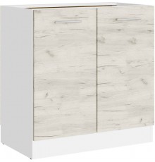 Кухонний модуль нижній Еверест Еко 800 дуб крафт білий/білий 80х46х82 см (DTM-071024)