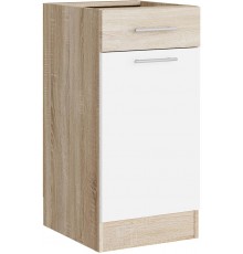 Кухонний модуль нижній з шухлядою Еверест Еко 400 дуб сонома/німфея альба 40х46х82 см (DTM-071045)